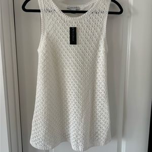 White House | Black Market Crotchet Sleeveless Tank